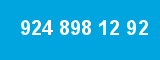 924 898 12 92 924 898 12 92
